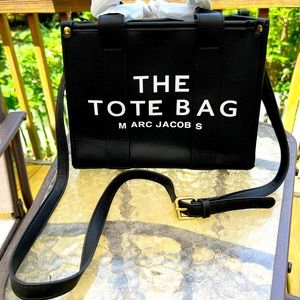 Marc Jacobs black leather mini tote new with tags Purchased from HSN
